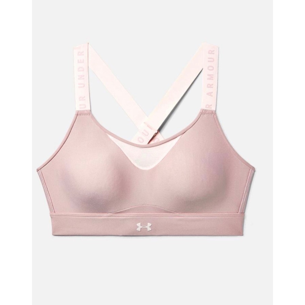 Under Armour Infinity High Bra Womens 2X Pink Sports Bra High Support NWT